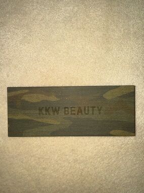 New KKW Beauty Camouflage Canvas Wall Art in Olive and Khaki